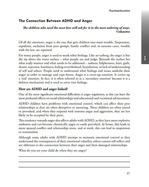 A Workbook for Parents of Tweens and Teens with ADHD | What Lies Beneath Matters