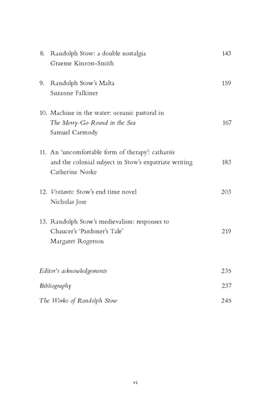 Randolph Stow: Critical Essays