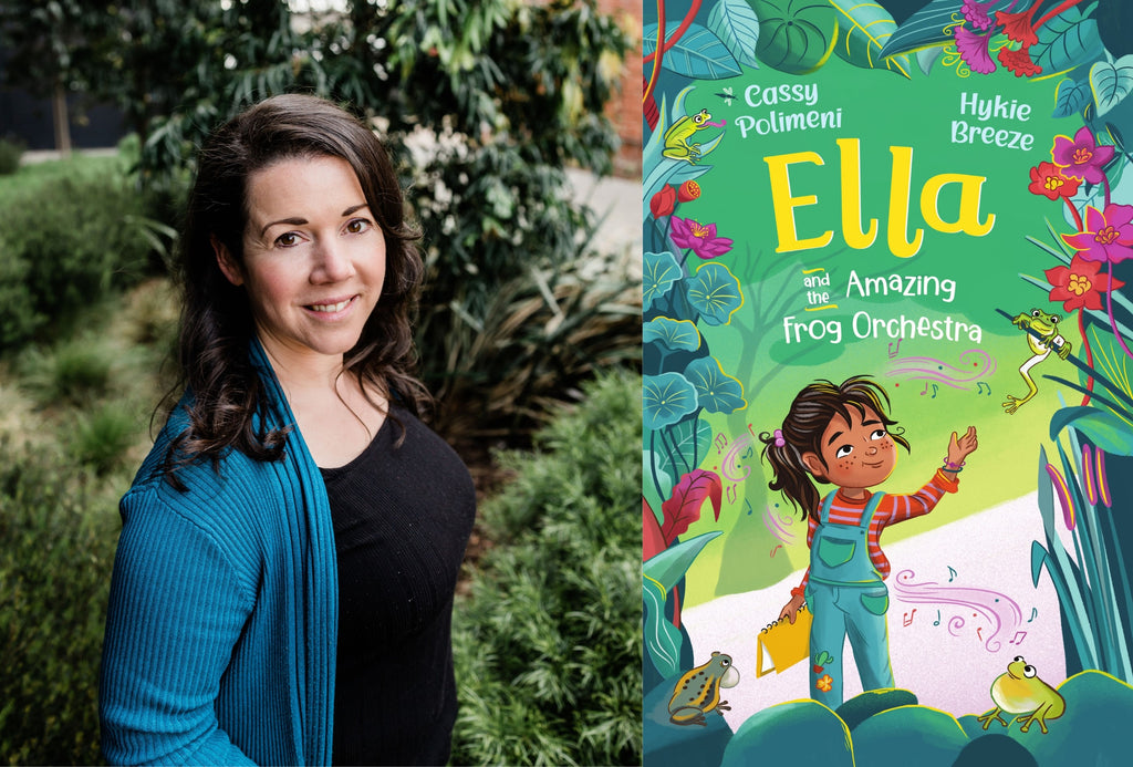 Cassy Polimeni is introducing habitat conservation to kids in a magical way with her new junior fiction series 'Ella and the Frogs'
