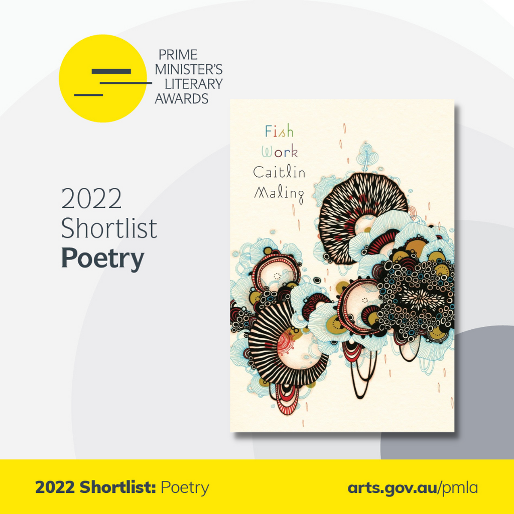 Fish Work shortlisted for the 2022 Prime Minister's Literary Award for Poetry