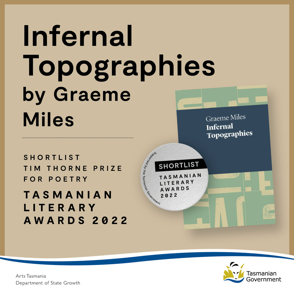Infernal Topographies by Graeme Miles shortlisted for the 2022 Tasmanian Literary Awards