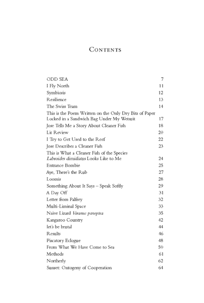 Contents of Fish Work by Caitlin Maling